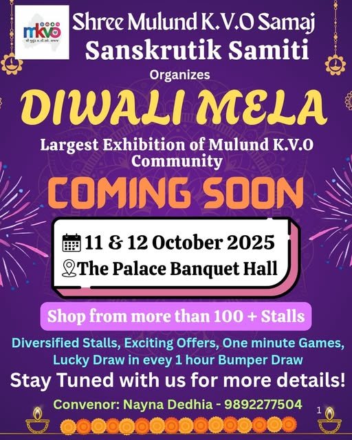 Diwali Mela Coming Soon